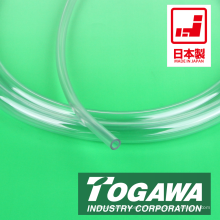 Flexible flexible et transparent en PVC PVC tube tube. Fabriqué par Togawa Industry. Fabriqué au Japon (tuyau pvc)